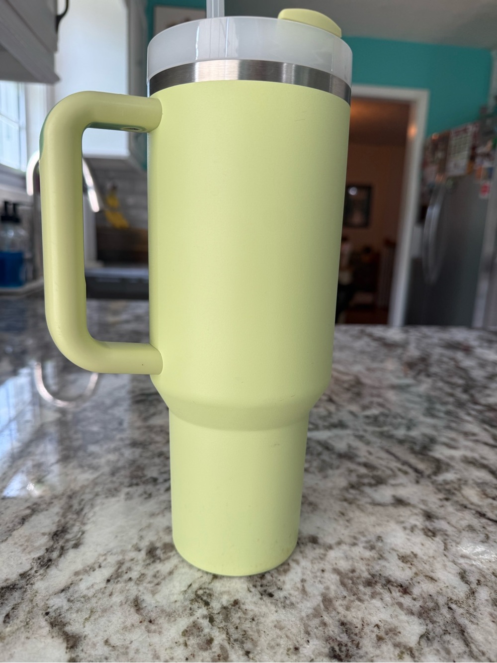 Stanley Pale Green 40 oz Quencher - Picture 2 of 5